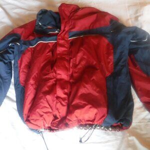Mens Red Columbia Interchange Size XL Winter JAcket Pre Owned Cross Terra JAcket